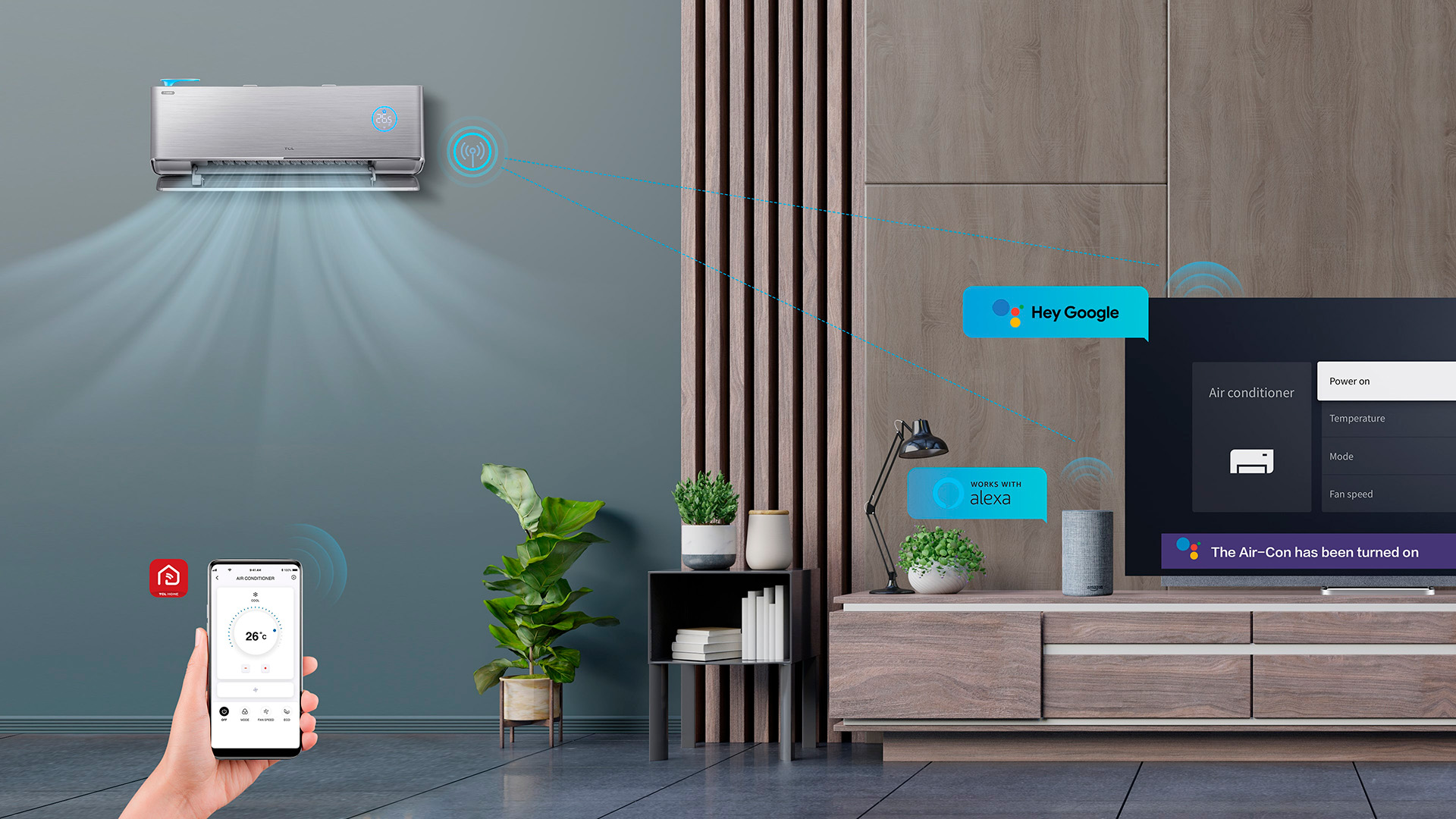 Кондиционер TCL Wi-Fi-модуль