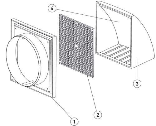 Вітро-дощова кришка Aspira GAP 150