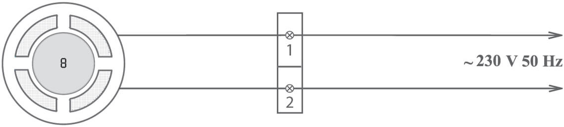 Схема підключення побутового рекуператора Prana 150 STANDART